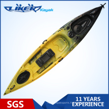 Kayak en plastique rigide pour pêcheur pour 1 personne assis sur la pêche